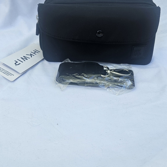 NEW! IHKWIP Convertible Wear Everywhere RFID Wallet Crossbody Bag Handbag Black - Picture 3 of 10